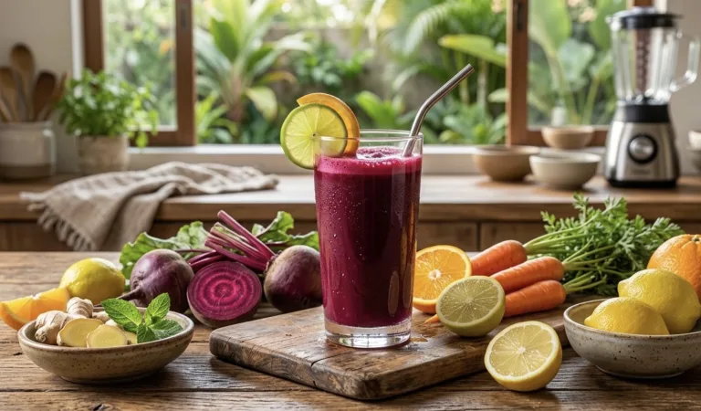 Suco de beterraba com limão faz diferença no corpo: A combinação simples virou tendência e os motivos podem surpreender