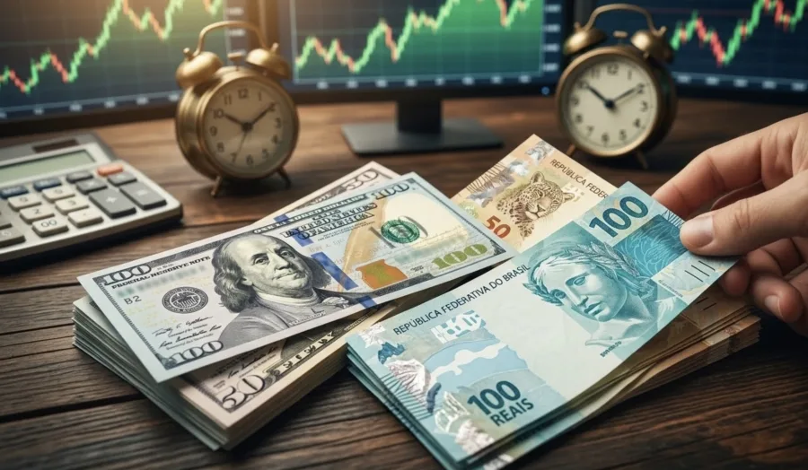 Dólar Hoje 09/03/2026: O dólar segue perto de R$ 5,27 no Brasil, mas a cotação muda ao longo do dia e pode impactar viagens, compras internacionais e investimentos. Entenda por que a moeda varia tanto.