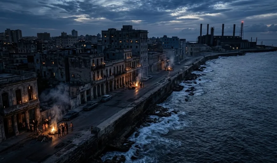 Cuba está entrando em colapso energético: Apagões, menos petróleo da Venezuela e filas por combustível revelam a dimensão da crise