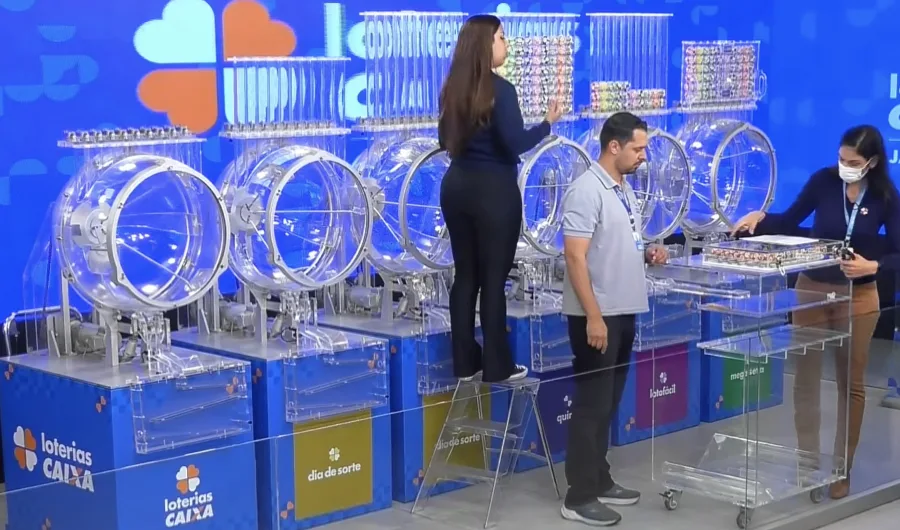 Resultado Loterias Caixa Lotofácil 3632, Quina 6972, Timemania 2365, Mega-Sena 2982 e Dia de Sorte 1186; veja números sorteados 10/03/2026