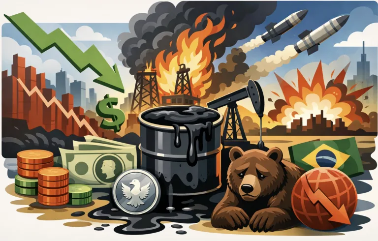 Dólar hoje no Brasil: preço dispara, petróleo volta a US$ 100 e Bolsa despenca: o que realmente está acontecendo nos bastidores do mercado agora