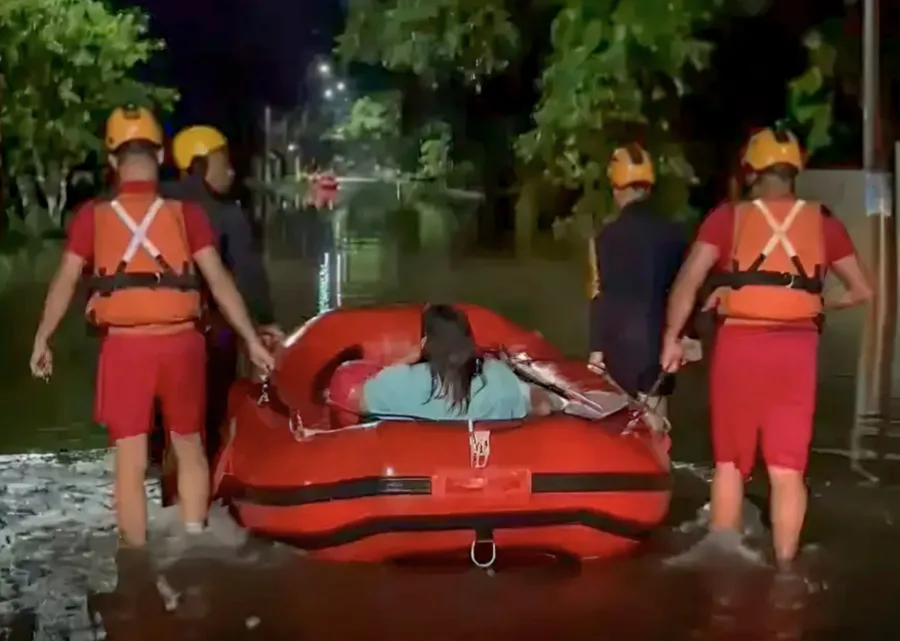 Peruíbe sofre com temporal: chuva intensa provoca alagamentos e deixa 116 pessoas desabrigadas