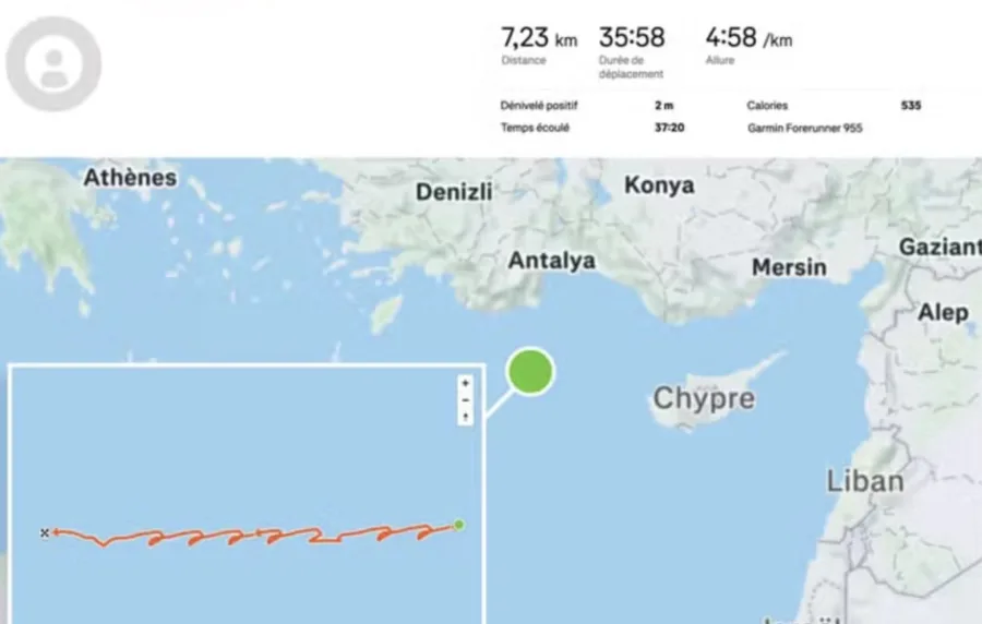 Como um app de corrida entregou a localização de um porta-aviões