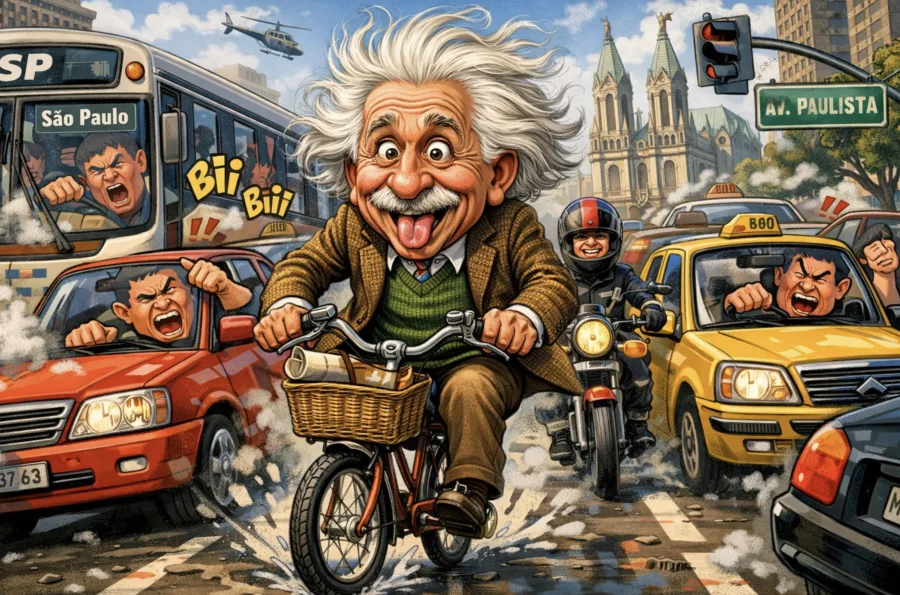 22 de Março: Mensagem de bom dia para domingo “A vida é igual a andar de bicicleta; para manter o equilíbrio, é preciso se manter em movimento”, por Albert Einstein