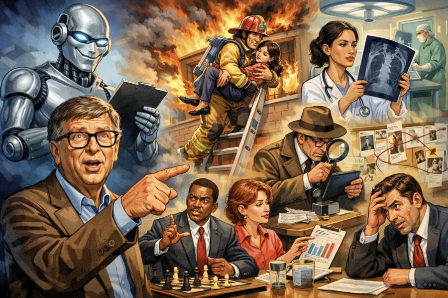 Bill Gates dá a letra: A IA vai tirar seu emprego? Gates aponta as áreas que devem escapar e surpreende com o que diz