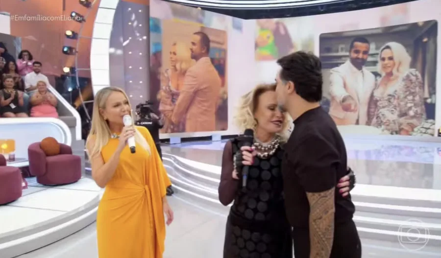 Ana Maria Braga recebe homenagem de Eliana: Famosa foi pega de surpresa no programa da Globo