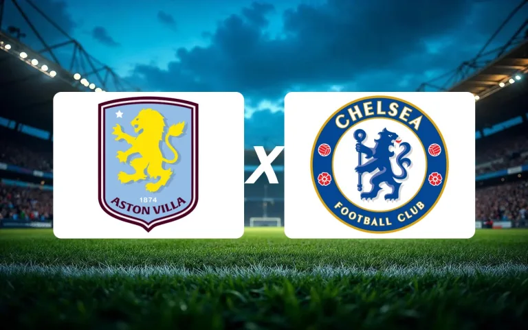 Aston Villa x Chelsea Onde Assistir, horário e palpite: Premier League tem duelo direto por vaga no topo em Birmingham
