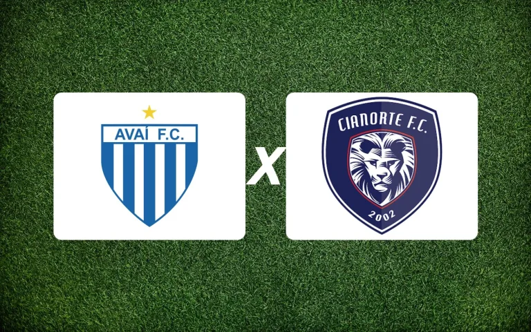 Avaí x Cianorte Onde Assistir hoje, horário e palpite: jogo da 2ª rodada da Copa Sul-Sudeste vale reação após derrota na estreia