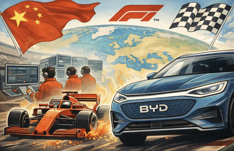 Depois de vencer Tesla em vendas, BYD mira Fórmula 1 e o motivo pode surpreender até quem acompanha o mercado de carros elétricos