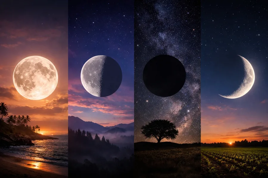 Calendário Lunar 2026: março tem lua cheia; confira todas as datas e fases da lua neste mês