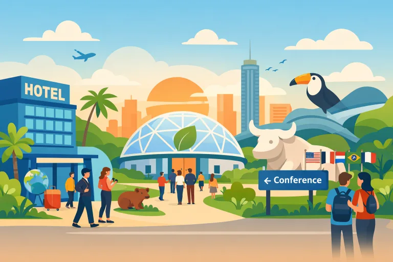 COP15: Campo Grande virou cidade global do dia para a noite? Hotéis lotados, placas em inglês e o que ninguém te contou sobre o evento que ocorrerá de 23 a 29 de março de 2026