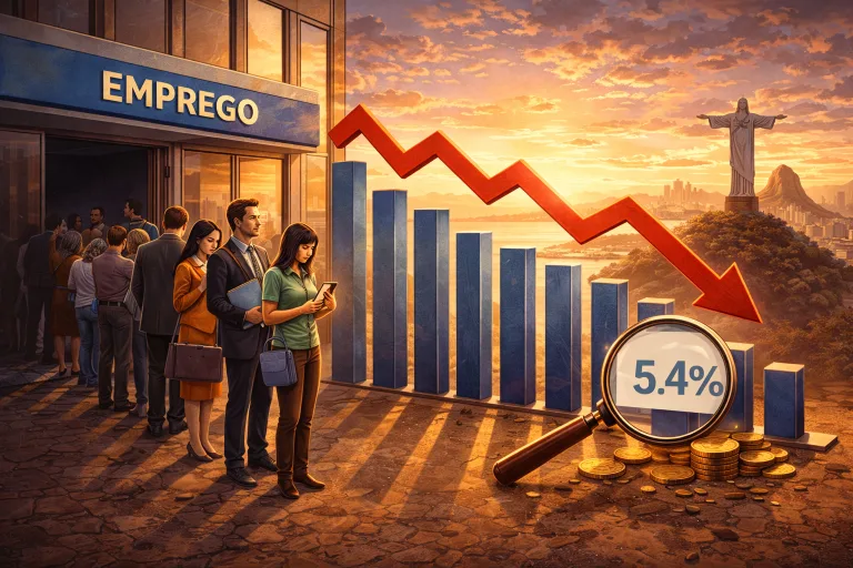Emprega Brasil 2026: Desemprego subiu no Brasil, mas tem um detalhe que poucos perceberam, entenda por que janeiro registrou o menor nível da história