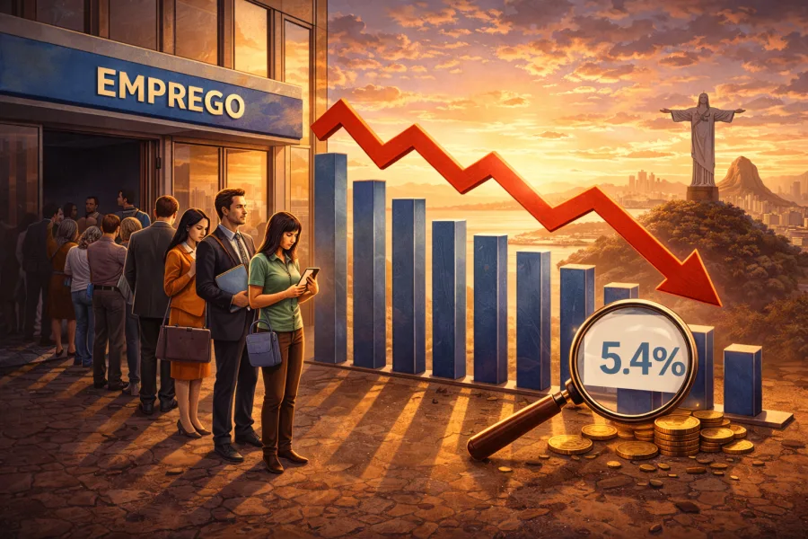 Emprega Brasil 2026: Desemprego subiu no Brasil, mas tem um detalhe que poucos perceberam, entenda por que janeiro registrou o menor nível da história