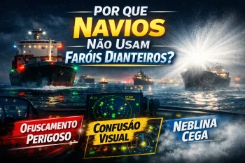 Por que navios não usam faróis à noite? A explicação surpreendente mostra que mais luz no mar pode significar mais perigo