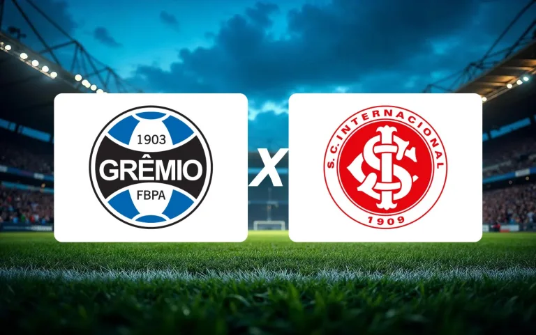 Grêmio x Internacional Onde Assistir, horário e palpite: final do Campeonato Gaúcho 2026 começa na Arena e vale vantagem na briga pelo título