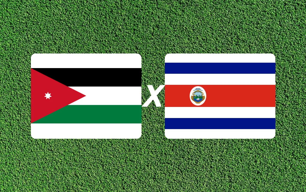 Jordânia x Costa Rica Onde Assistir, horário e palpite: amistoso internacional coloca teste tático em jogo morno