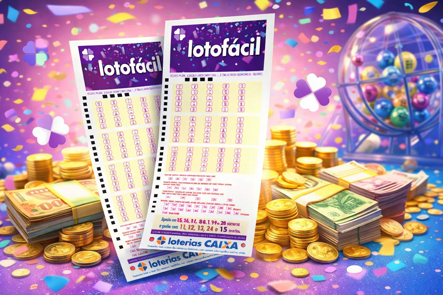 Números da Lotofácil 3636, 3635, 3634, 3633 e últimos 10 sorteios