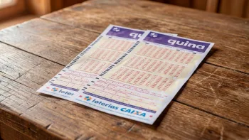 Quina hoje: valor do prêmio do concurso 6984 chega a R$ 2 milhões nesta terça 24/03