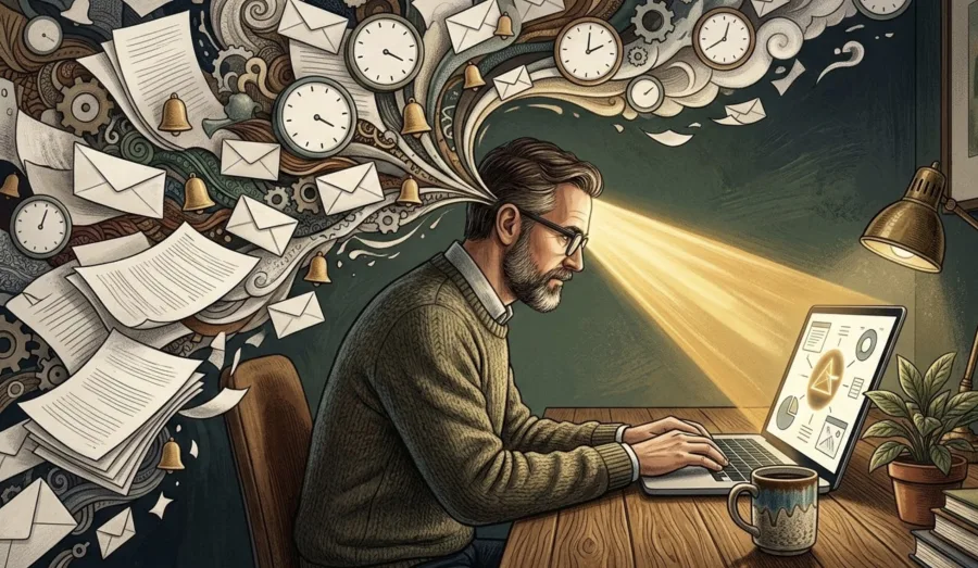 Seu cérebro está tentando te dizer algo quando você se sente sobrecarregado, e entender esse sinal pode transformar seu trabalho