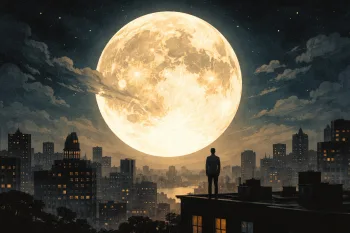 Lua Hoje 06/04/2026: Lua cheia domina o céu e já tem data para virar minguante