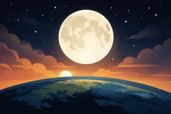 Lua Cheia Abril 2026: Fase cheia domina o céu e revela como será o ciclo lunar nesta quarta-feira (01/04)