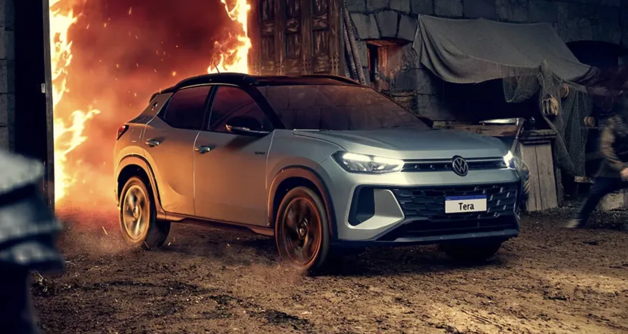 Volkswagen Tera foi o SUV mais vendido do Brasil em março de 2026 com 7.977 unidades, superando T-Cross, Creta e Tracker e mudando a disputa no topo do mercado
