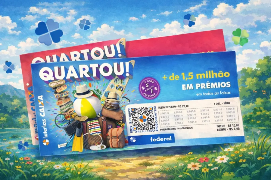 Resultado Loteria Federal Hoje: BILHETES SORTEADOS! Veja os números do concurso 6055 desta quarta-feira 8/4