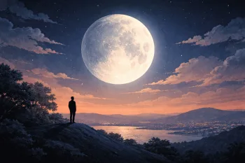 Lua hoje (quinta, 02/04/2026) está na fase cheia: o que está acontecendo no céu e por que ela parece mais intensa