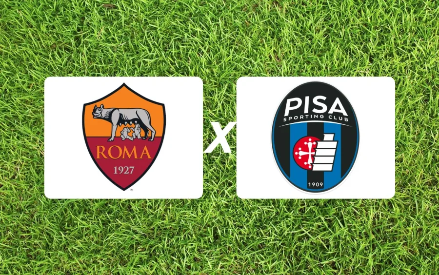 Roma x Pisa Onde Assistir, horário e palpite: duelo direto na 32ª rodada da Serie A coloca Roma na briga por Champions e Pisa lutando contra queda