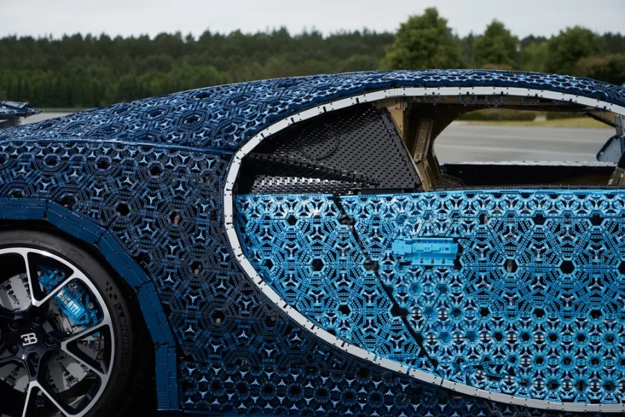 Você pode fazer seu próprio Bugatti Chiron em casa com peças de Lego