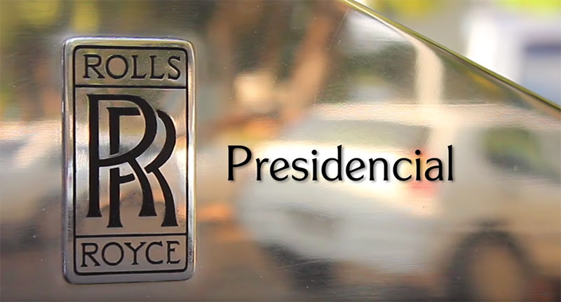 Rolls-Royce Presidencial (reprodução / Planalto)