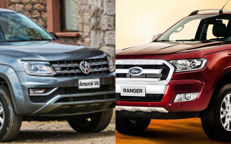 Volkswagen Amarok e Ford Ranger