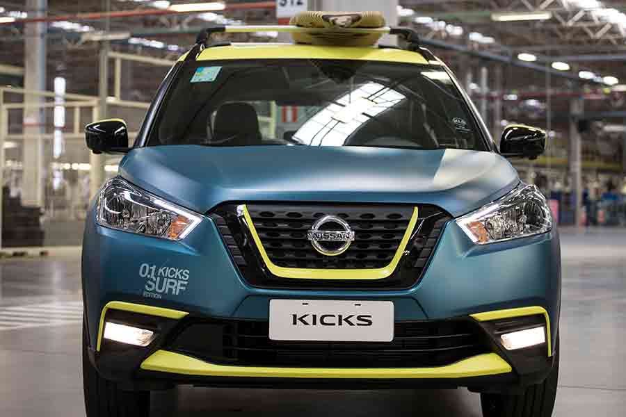 Curtindo uma praia com o Nissan Kicks Surf Concept