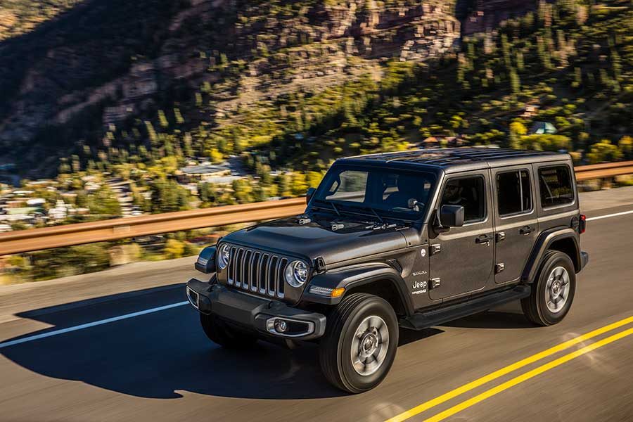 A quarta geração do Jeep Wrangler