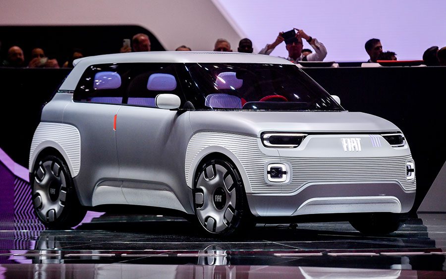 Mobilidade elétrica com o Fiat Concept Centoventi