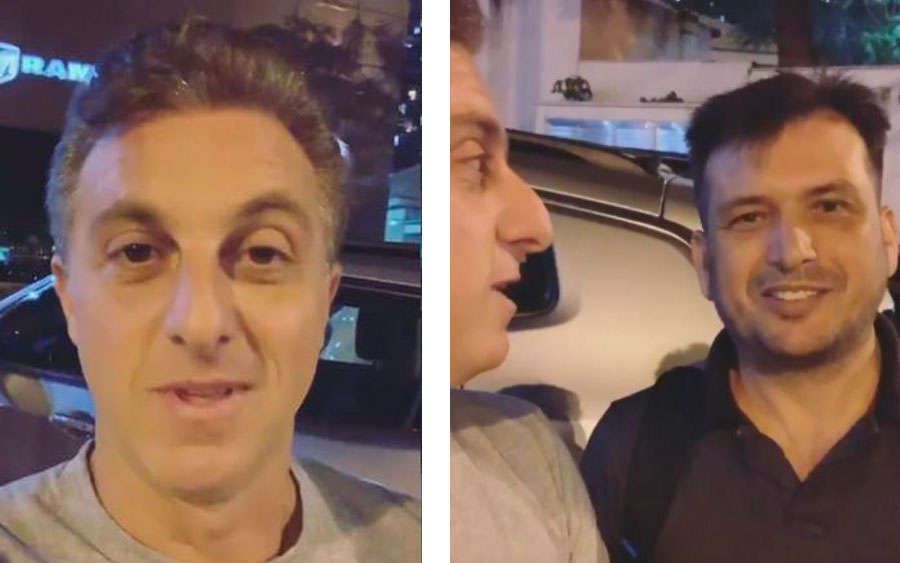 Luciano Huck e Antônio