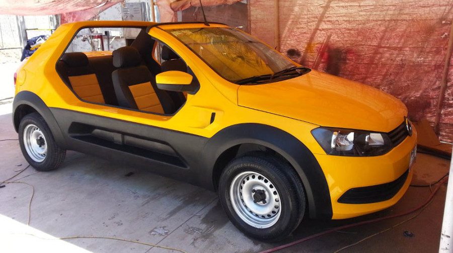VW Gol vira buggy com estilo