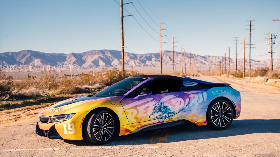 Carro elétrico da BMW personalizado