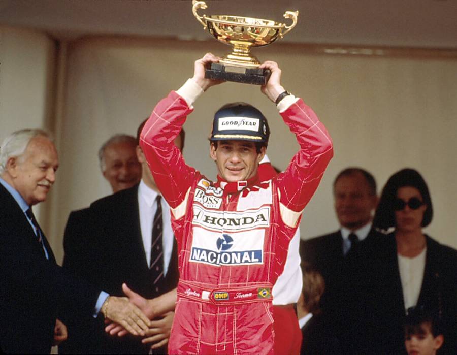 Senna venceu o Grande Prêmio de Mônaco de 1992 em seu McLaren MP4/7A (foto: Instituto Ayrton Senna)