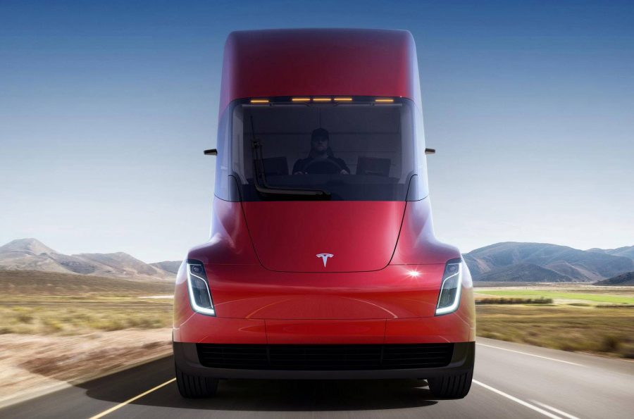 Caminhão elétrico da Tesla 