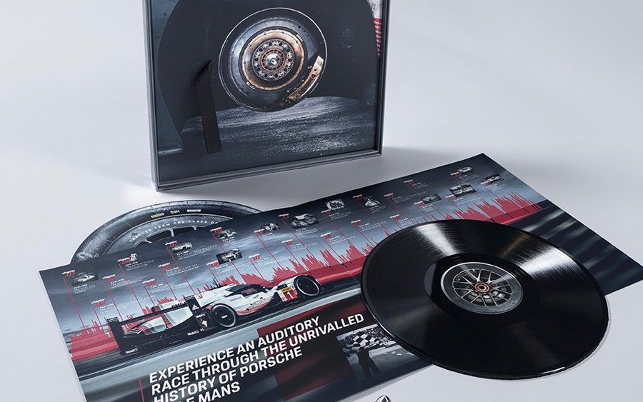 Porsche transforma pneu de carro vencedor de Le Mans em disco de vinil