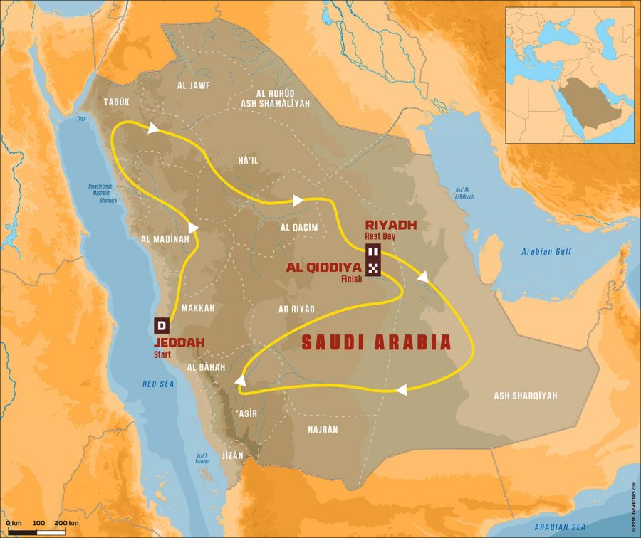 Rally Dakar será na Arábia Saudita em 2020