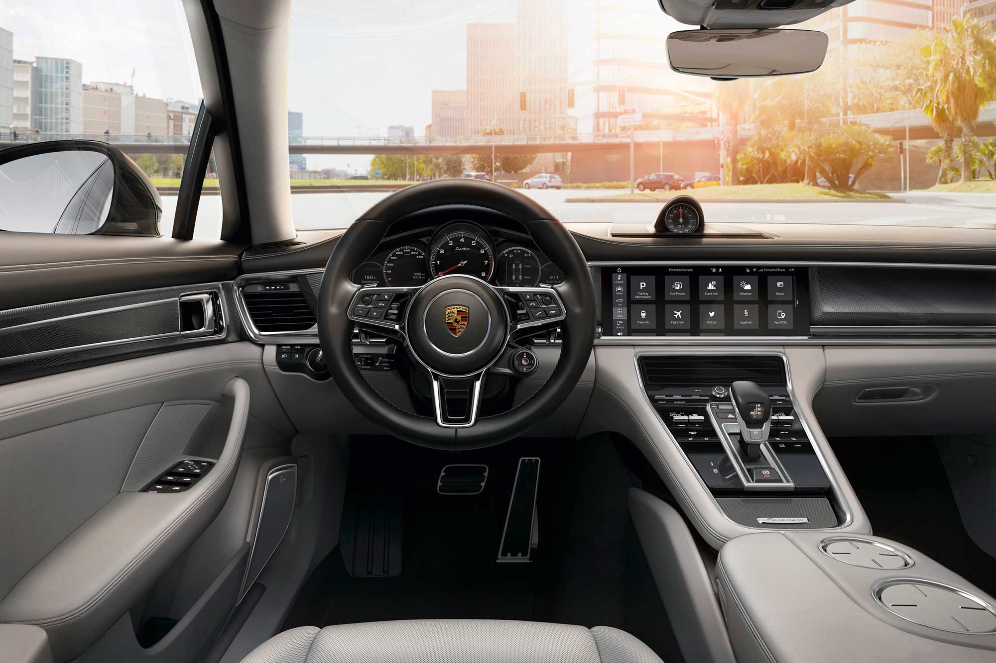 Interior do Porsche Panamera 4S