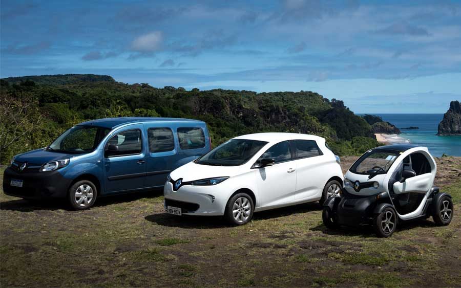 Fernando de Noronha recebe carros 100% elétricos