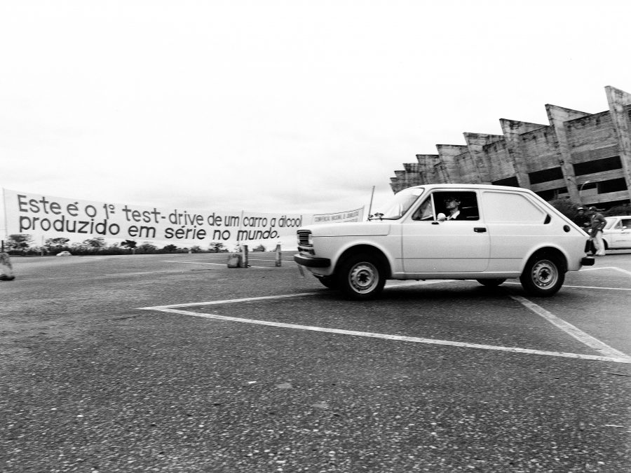 Test drive com jornalistas em 1979 no Mineirão