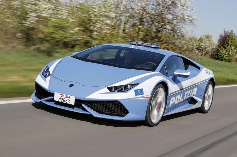 Lamborghini Huracan da polícia italiana