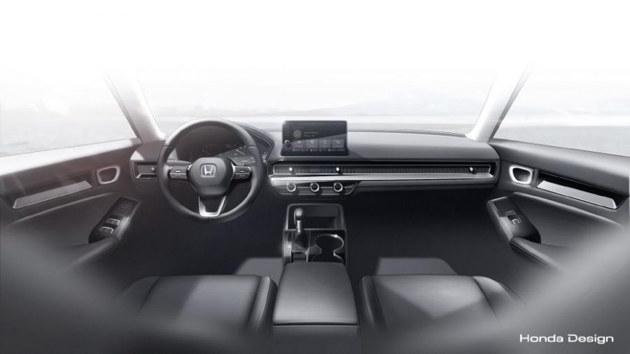 Interior do Honda Civic 2022