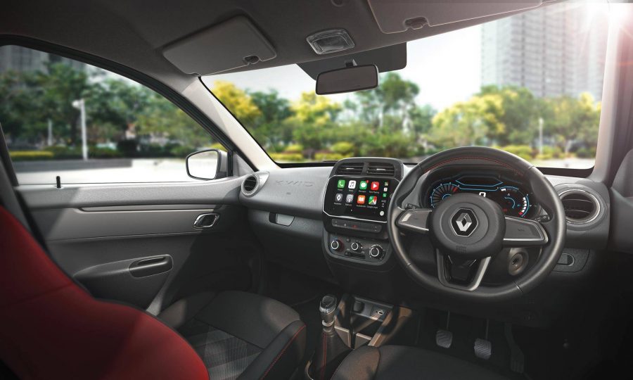 Interior do Renault Kwid 2021