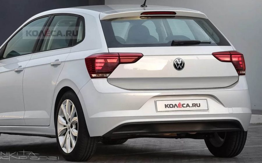 Traseira do Volkswagen Polo 2022