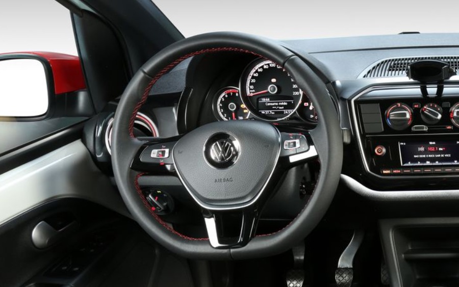 VW Up! - detalhe do painel